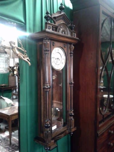 SOLD Victorian Vienna regulator wall clock Antiques Scotland Antique Clocks 3