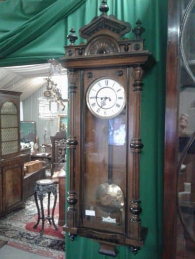 SOLD Victorian Vienna regulator wall clock Antiques Scotland Antique Clocks 4