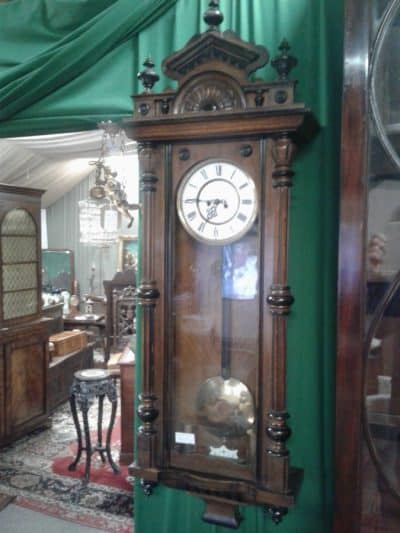 SOLD Victorian Vienna regulator wall clock - Image 2