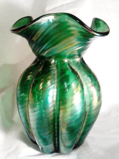 Loetz vase circa 1900s Antiques Scotland Collectors Glass 4