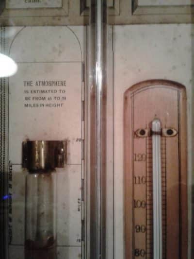 Victorian Admiral Fitzroy Barometer. Admiral Fitzroy Antique Barometers 5