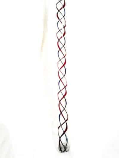 Victorian Nailsea glass walking cane. (Occasioanal) - Image 5