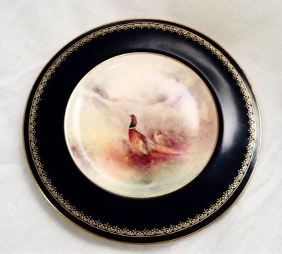 Worcester plate. Circa 1926 (Pheasants by Jas Stinton)