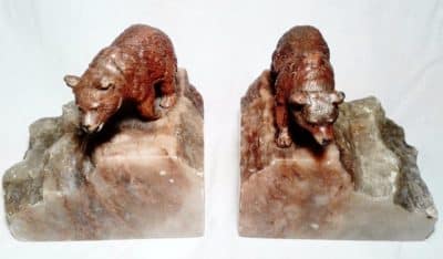 SOLD Early 20th century bear bookends - Image 6