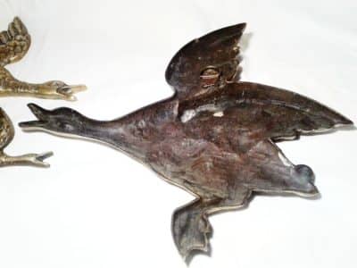 SOLD Victorian brass flying ducks. - Image 3