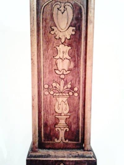SOLD Edwardian mahogany miniature longcase clock - Image 5