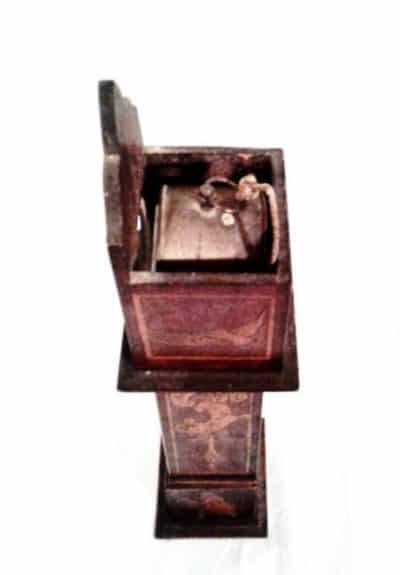 SOLD Edwardian mahogany miniature longcase clock Antiques Scotland Antique Clocks 5