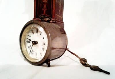 SOLD Edwardian mahogany miniature longcase clock - Image 9
