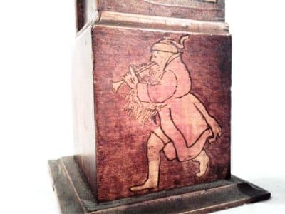 SOLD Edwardian mahogany miniature longcase clock - Image 6