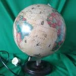 SOLD Vintage Denmark terrestrial globe Antiques Scotland Antique Art