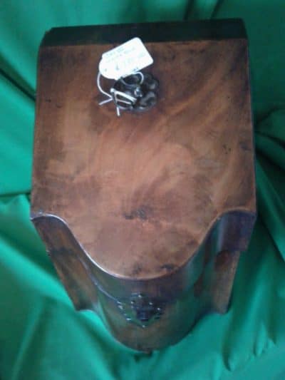 Georgian mahogany knife box, converted - Image 4
