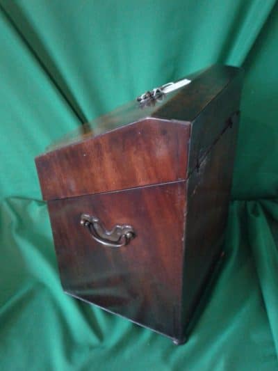 Georgian mahogany knife box, converted - Image 5