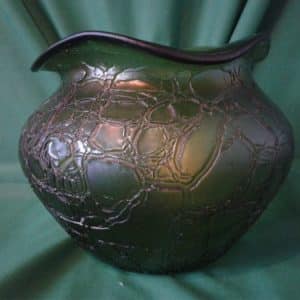 Loetz iridecent bowl circa 1900s Antiques Scotland Collectors Glass