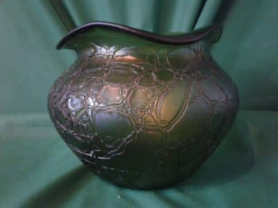 Loetz iridecent bowl circa 1900s Antiques Scotland Collectors Glass 3