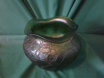 Loetz iridecent bowl circa 1900s Antiques Scotland Collectors Glass 4