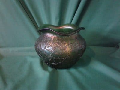 Loetz iridecent bowl circa 1900s Antiques Scotland Collectors Glass 5