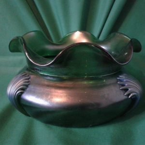 Loetz bowl circa 1900s Antiques in Scotland Collectors Glass