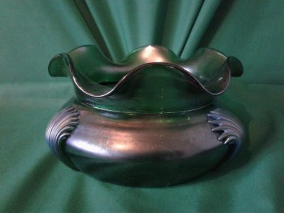 Loetz bowl circa 1900s Antiques in Scotland Collectors Glass 3