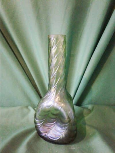 Loetz iridescent spill vase Antiques Scotland Collectors Glass 3