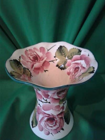 Scottish Wemyss Lady Eva vase (Roses) Antiques Scotland Antique Ceramics 5