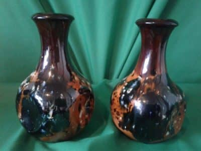 pr Scottish Pottery Dunmore vases - Image 4