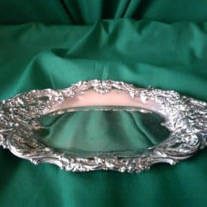 SOLD Small Edwardian Silver tray Antiques Scotland Bronzes Silver Metals 3