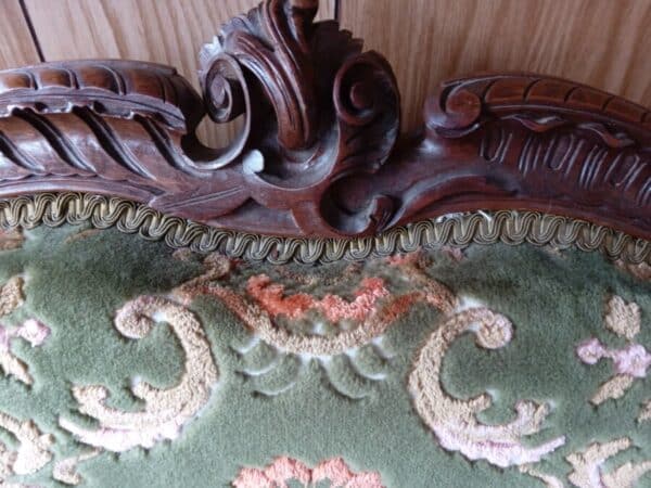 FRENCH VICTORIAN SETTEE 1880 Antique Benches 5