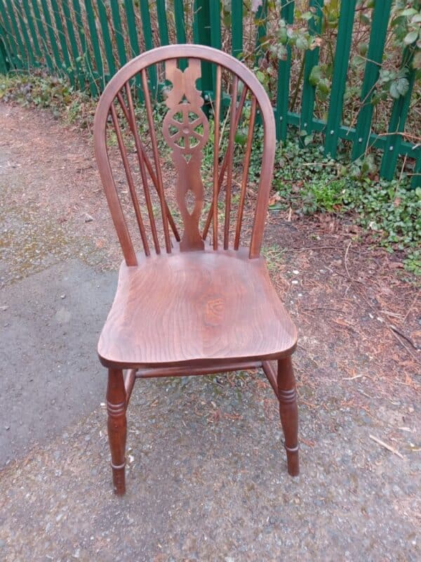 ONE of THREE COUNTRY STYLE CHAIRS. ASH & ELM - Image 5