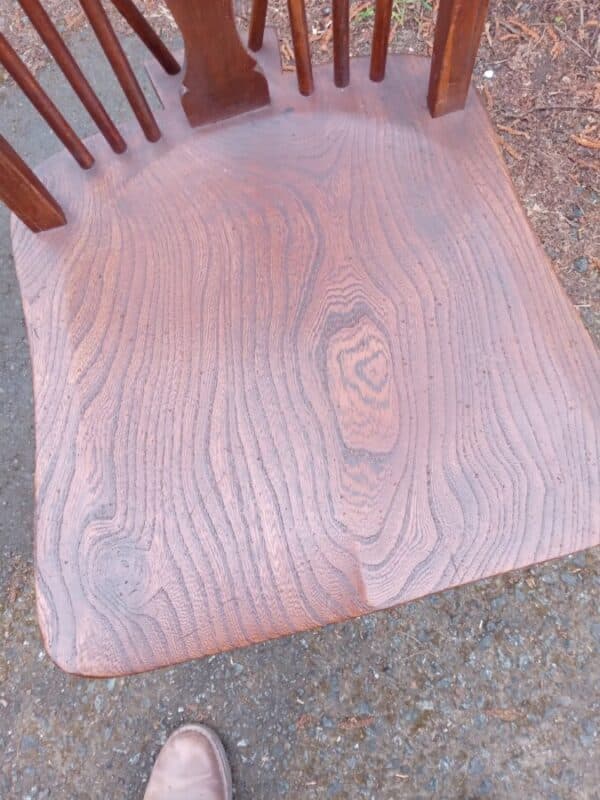 ONE of THREE COUNTRY STYLE CHAIRS. ASH & ELM - Image 3