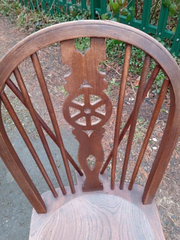 ONE of THREE COUNTRY STYLE CHAIRS. ASH & ELM - Image 4