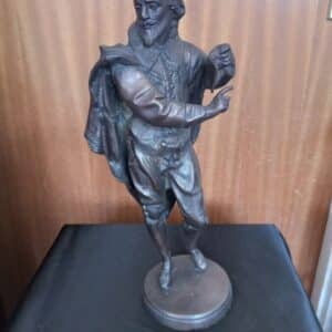 A GOOD BRONZE OF THE BARD–WILLIAM SHAKESPEARE. Victorian Antique Collectibles