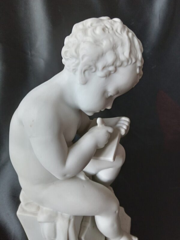 FRENCH ‘Bisque de Porcelain’ FIGURE Based on the CANOVA Italian Marble One Antique Sculptures 4