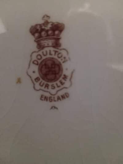 A sit of 3 DOULTON BURSLEM (c1880) GRADUATED MEAT PLATES. - Image 6
