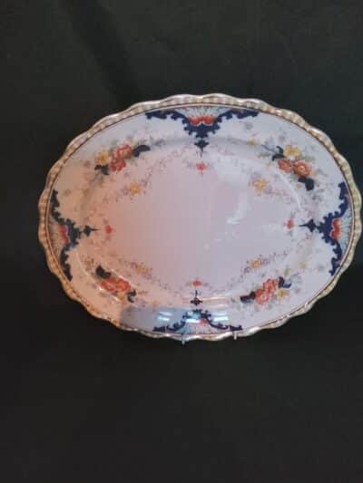 A LARGE STAFFORDSHIRE (Coronet) MEAT PLATE–TURKEY PLATE for CHRISTMAS!? Antique Ceramics 3