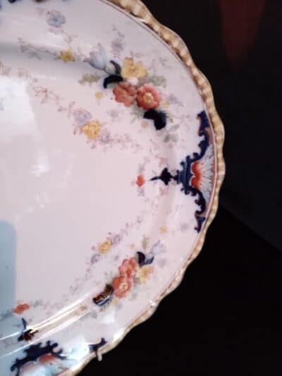 A LARGE STAFFORDSHIRE (Coronet) MEAT PLATE–TURKEY PLATE for CHRISTMAS!? Antique Ceramics 4