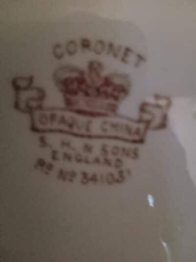 A LARGE STAFFORDSHIRE (Coronet) MEAT PLATE--TURKEY PLATE for CHRISTMAS!? - Image 3