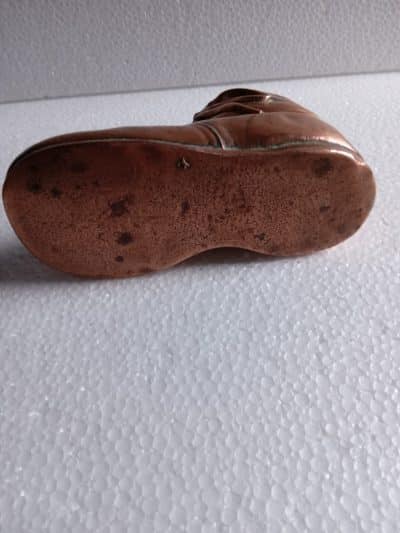 A DELIGHTFUL VICTORIAN COPPER BOOT PEN HOLDER/DESK TIDY! 1880's - Image 4
