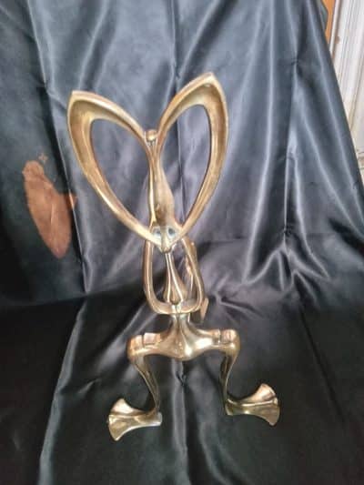 A FINE PAIR OF VICTORIAN FIRE DOGS> with  FREE DELIVERY! - Image 3