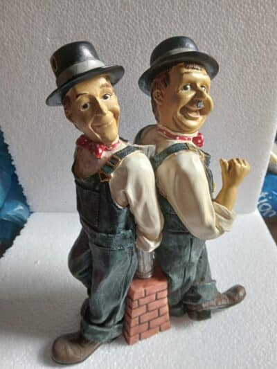 LAUREL & HARDY COMPOSITE FIGURES. NICE ITEM. VINTAGE
