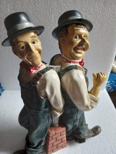 LAUREL & HARDY COMPOSITE FIGURES. NICE ITEM. VINTAGE - Image 3