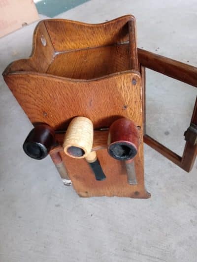 A COMPLETE ( YES-COMPLETE ) SMOKERS CABINET–A RARE FIND! Antique Cabinets 7