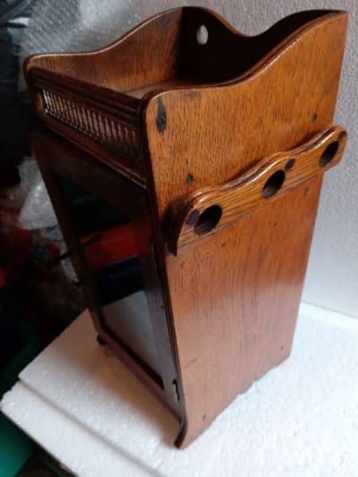 A COMPLETE ( YES-COMPLETE ) SMOKERS CABINET–A RARE FIND! Antique Cabinets 13
