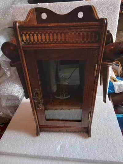 A COMPLETE ( YES-COMPLETE ) SMOKERS CABINET–A RARE FIND! Antique Cabinets 14