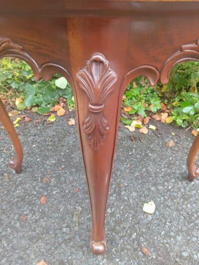 A DEMI-LUNE SIDE TABLE. tables Antique Furniture 4