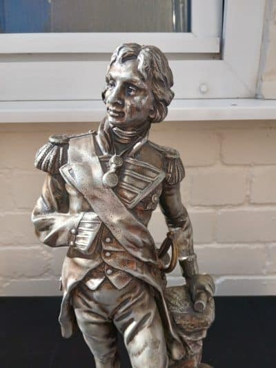 Very Heavy Figurines: LORD NELSON & DUKE of WELLINGTON. Victorian. - Image 3