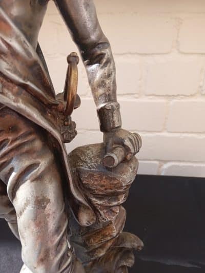 Very Heavy Figurines: LORD NELSON & DUKE of WELLINGTON. Victorian. - Image 4