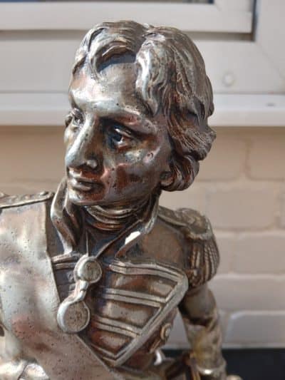 Very Heavy Figurines: LORD NELSON & DUKE of WELLINGTON. Victorian. - Image 6