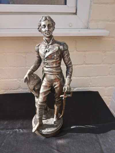 Very Heavy Figurines: LORD NELSON & DUKE of WELLINGTON. Victorian. - Image 7