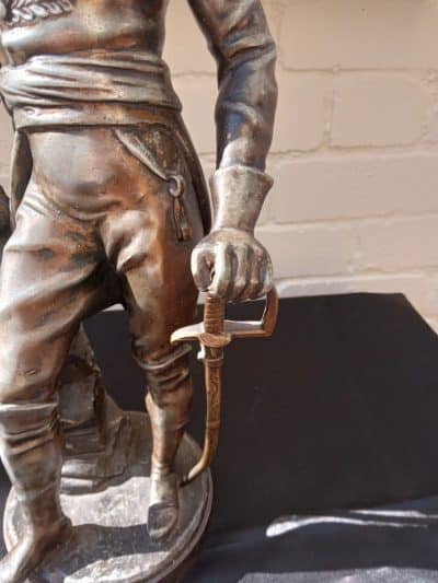 Very Heavy Figurines: LORD NELSON & DUKE of WELLINGTON. Victorian. - Image 9