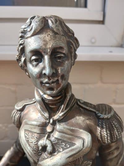 Very Heavy Figurines: LORD NELSON & DUKE of WELLINGTON. Victorian. - Image 11